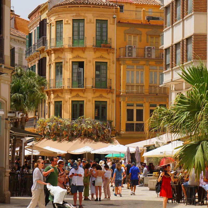 Rue pietonne de Malaga