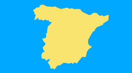 Petite carte de l'Espagne pour choisir où l'on veut investir