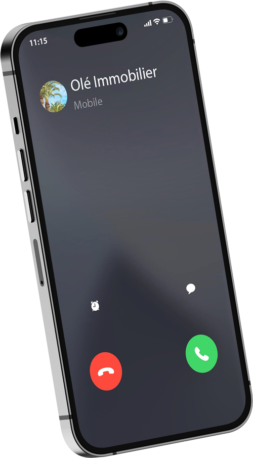 Mockup Iphone Olé Immobilier