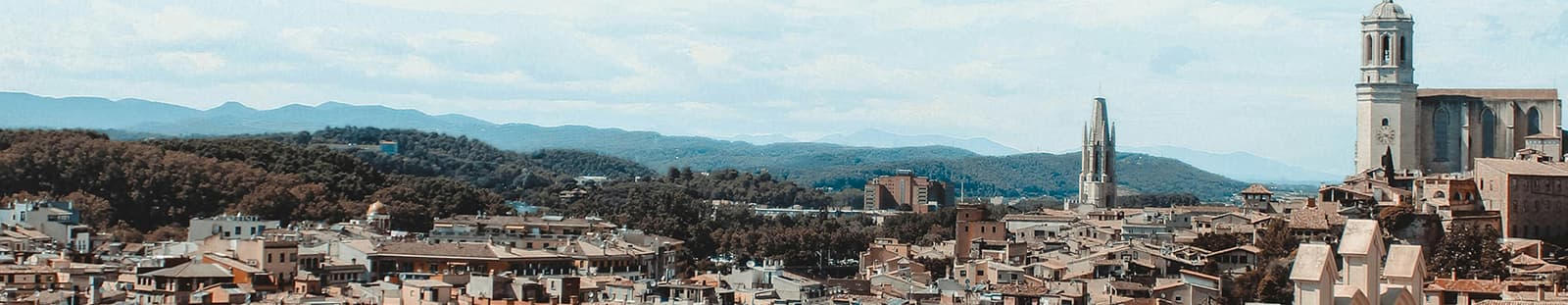 Vue panoramique de la ville de Gérone